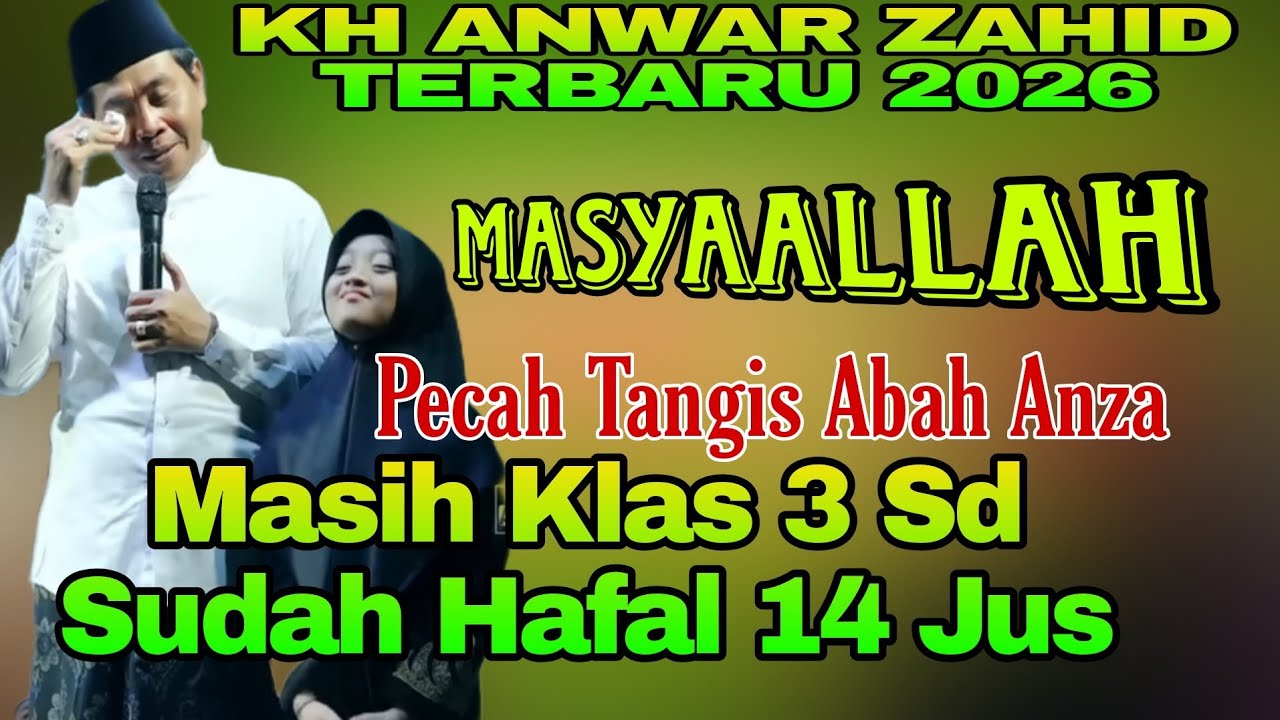 MASYAALLAH!!! TAK DISANGKA PECAH TANGIS ABAH ANZA BOCIL CANTIK KLAS 3 SD SUDAH HAFAL 14 JUS