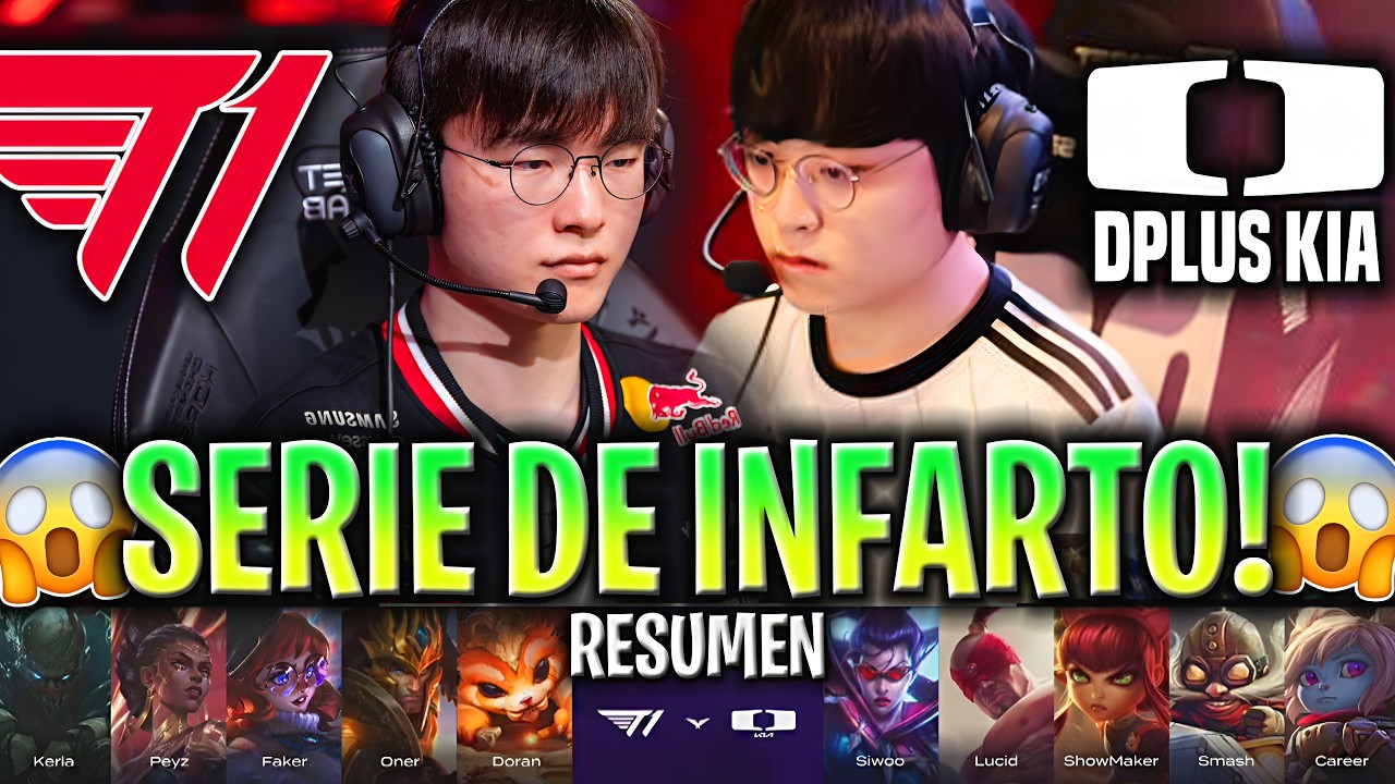 T1 EN UNA SERIE DE INFARTO! 😱KERIA ES DIOS!🔥| T1 vs DK Resumen Completo LCK SPRING 2026