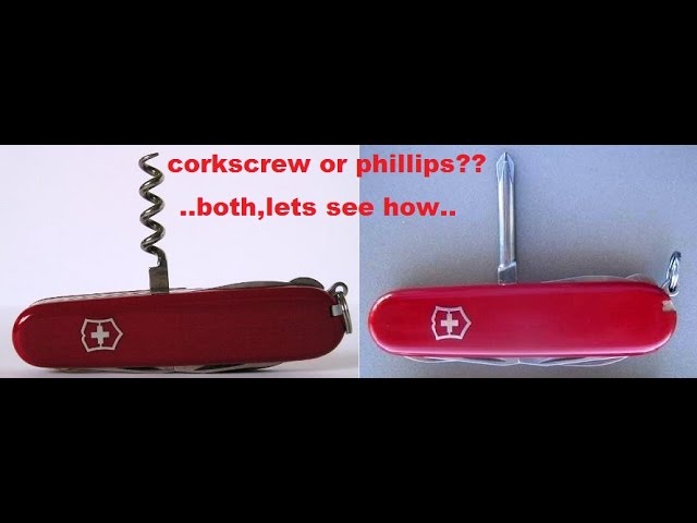 Did Victorinox ever make a Compact with the Phillips screwdriver instead of  a corkscrew? This would be an amazing EDH. : r/victorinox