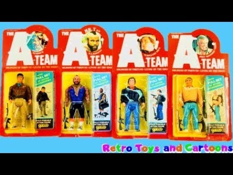 The A-Team Action Figures Croner Toys Commercial Retro Toys And Cartoons -  Youtube