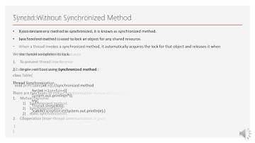 Basics of Java Thread
