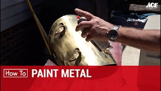 How To Paint Metal - Ace Hardware