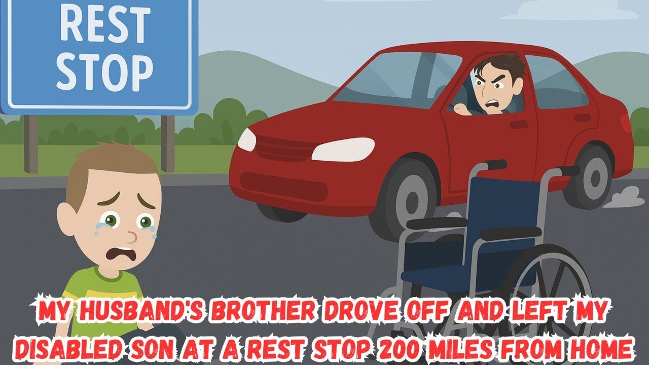 【OSA】Брат моего мужа уехал и оставил моего сына-инвалида на стоянке для отдыха в 200 милях от дома.