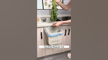 Treo lên của tủ lại còn gập gọn được #dogiadung #giadungtienich #thungrac