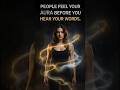 “People feel your aura before they hear your words.”#motivation