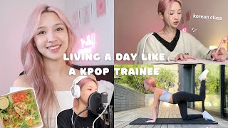 I trained like a kpop trainee for a day (ft. an ex idol)