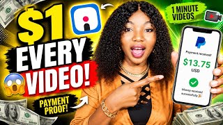 This App Pays Me $1 for Every 1-Minute Video!  (Payment Proof)
