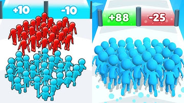 Join Clash 3D vs Count Masters Satisfying ASMR Gameplay (Android,ios) (New Update)