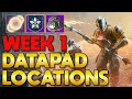 ALL 9 NEW DATA PAD Locations Week One Guide! ALL GOLDEN AGE CACHE MISSIVES Discovered! | Destiny 2