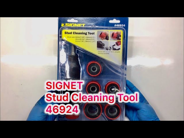 シグネット ボルトクリーニングセット 46924 - YouTube