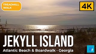 Jekyll Island 4K — Beach Boardwalk & Atlantic Coast, Georgia