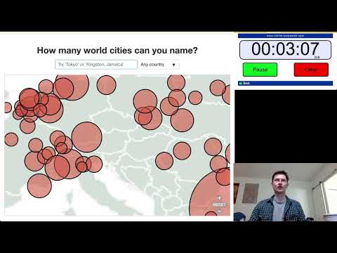 Name 5 non-capital cities - 15 minute challenge