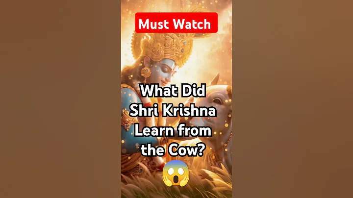 Why Is the Cow Considered a Mother? Shri Krishna Reveals the Deep Secret #krishna #shortsfeed