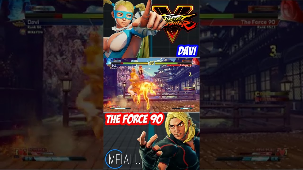 SFV CE - Davi(R.MIKA) VS The Force 90(KEN) 🌘 MeiaLua 🌘