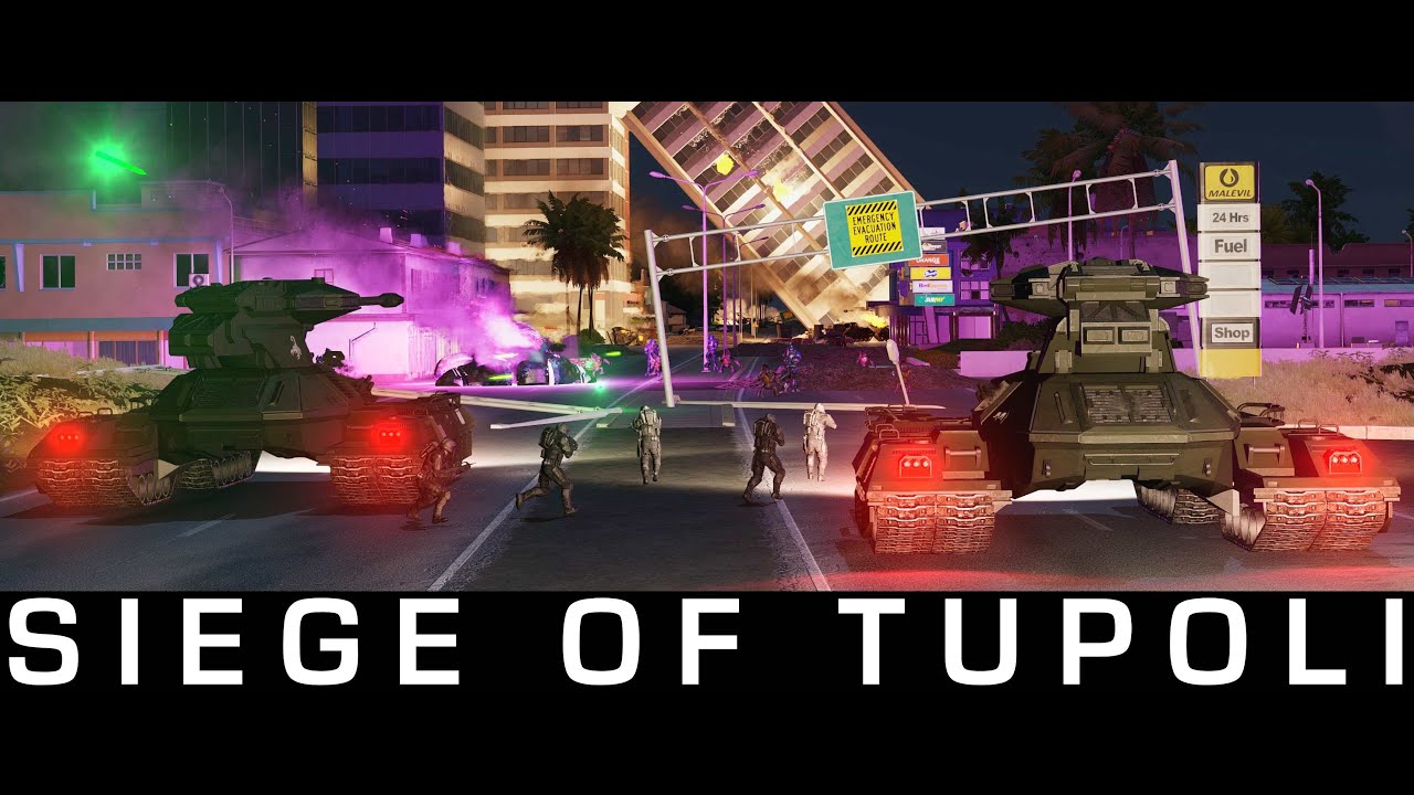SIEGE OF TUPOLI - ARMA 3 HALO