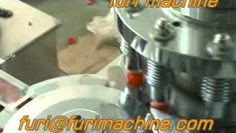 Flip top cap closure machine