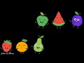 Fructele Dansatoare 24 MIN Stimulare Audio Si Vizuala Pentru Copii Dancing Fruits Song 