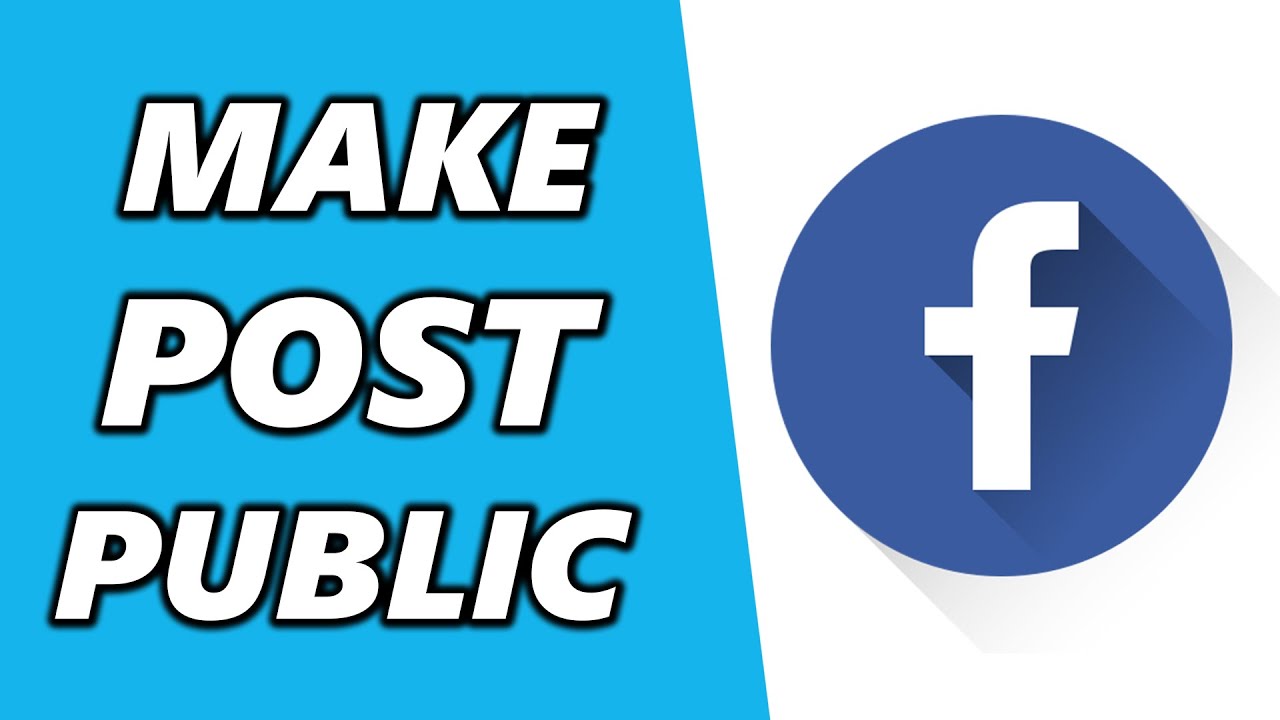 How to Make a Post Public on Facebook (2024) YouTube