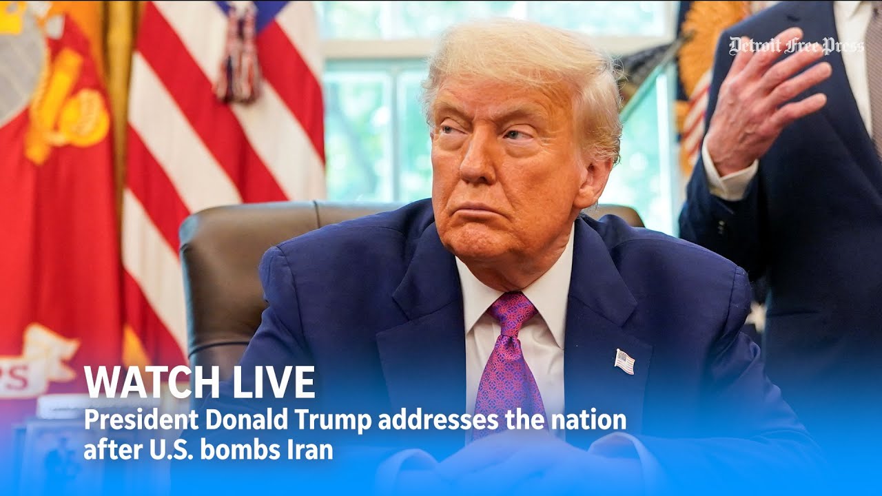 Replay: Trump to address nation after U.S. strikes Iran nuclear sites