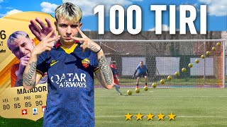 🎯⚽️100 TIRI CHALLENGE:  ELMATADORMC7 (NUOVA SCENA) | Quanti Goal Segnerà su 100 tiri? image