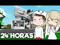 24 HORAS EN UN MUNDO BLANCO EN BROOKHAVEN ROBLOX