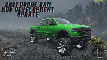 SnowRunner Mod Development: 2021 DODGE RAM 1500 - VERY EARLY PREVIEW!