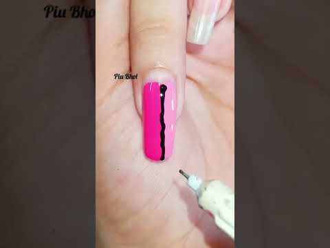 Baby pink nail art design 💅 #nailart #shorts