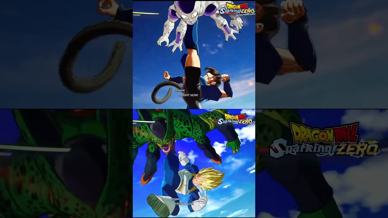 Shallot, Goku & Vegeta Rush Comparison : Sparking Zero