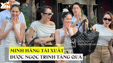 Minh Hằng tái xuất sau đám cưới: Được Ngọc Trinh tặng túi hiệu trong ngày đầu đóng phim