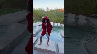 We left him in our back yard for five minutes and then this happened #shorts #family #chaos