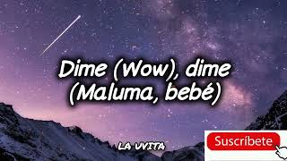 Maluma - Mojando - Asientos (letra)