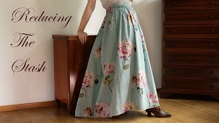 Making a Victorian Walking Skirt with Limited Fabric: Less than 2 Meters