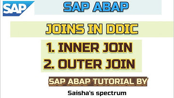 Inner join | outer join | what is joins  || #sap #abaptutorial #abap #ytshorts #ytshorts