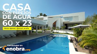 HERMOSA CASA con ESPEJOS DE AGUA y DISEÑO PLÁSTICO en Tuxtla | Obras Ajenas | Acuña Arquitectos