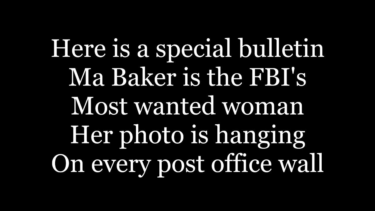 Boney M. Ma Baker ( lyrics ) YouTube Boney M. Ma Baker ( lyrics ) YouTube