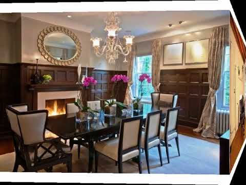 Colonial Dining Room With Fireplace Ideas Youtube