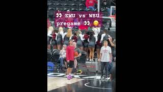 EWU vs WSU pregame #shorts #basketball #entertainment