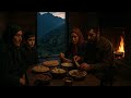 Ужин в горах Дагестана 🏔️ Жизнь в кавказском горном селе | Традиции, еда и уют
