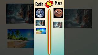 earth vs mars❓ #shorts #ytshort #viralshort #comparison