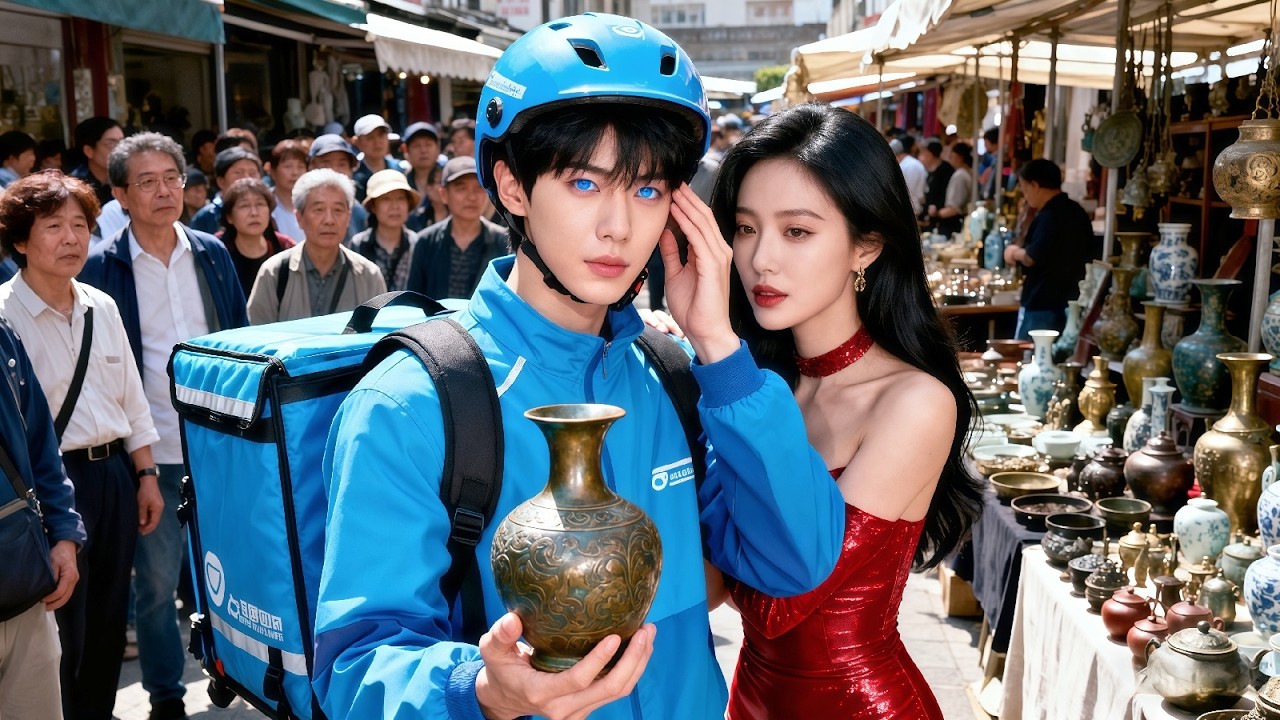 【日本語吹き替え全語】💥スーパー貧乏♂が白狐様の封印を外し宝目覚醒🤩！たった50円で300億円古董を発見し🤑美女社長8人から一斉プロポーズ💍！