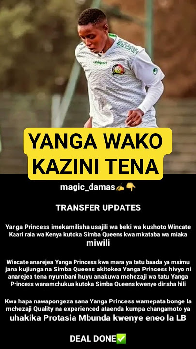 YANGA WAPO KAZINI, WANAMTAKA PIA
