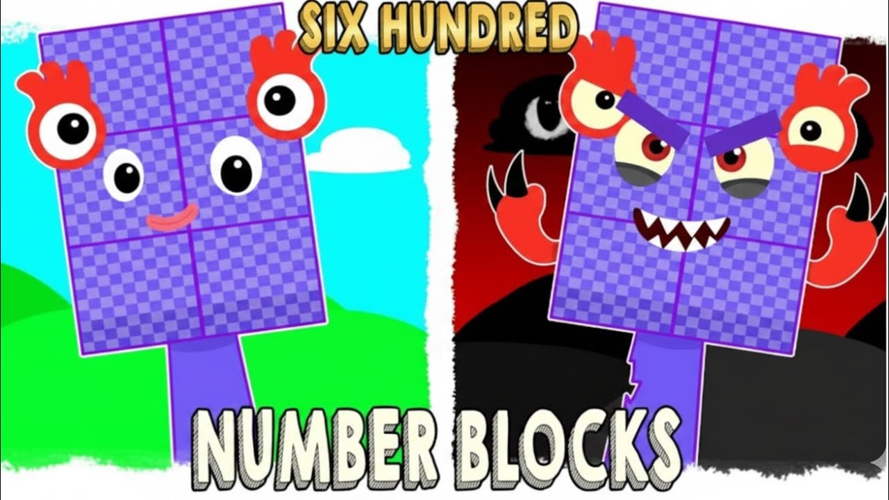 MY SPRUNKI OC: SIX HUNDRED (From NumberBlocks)