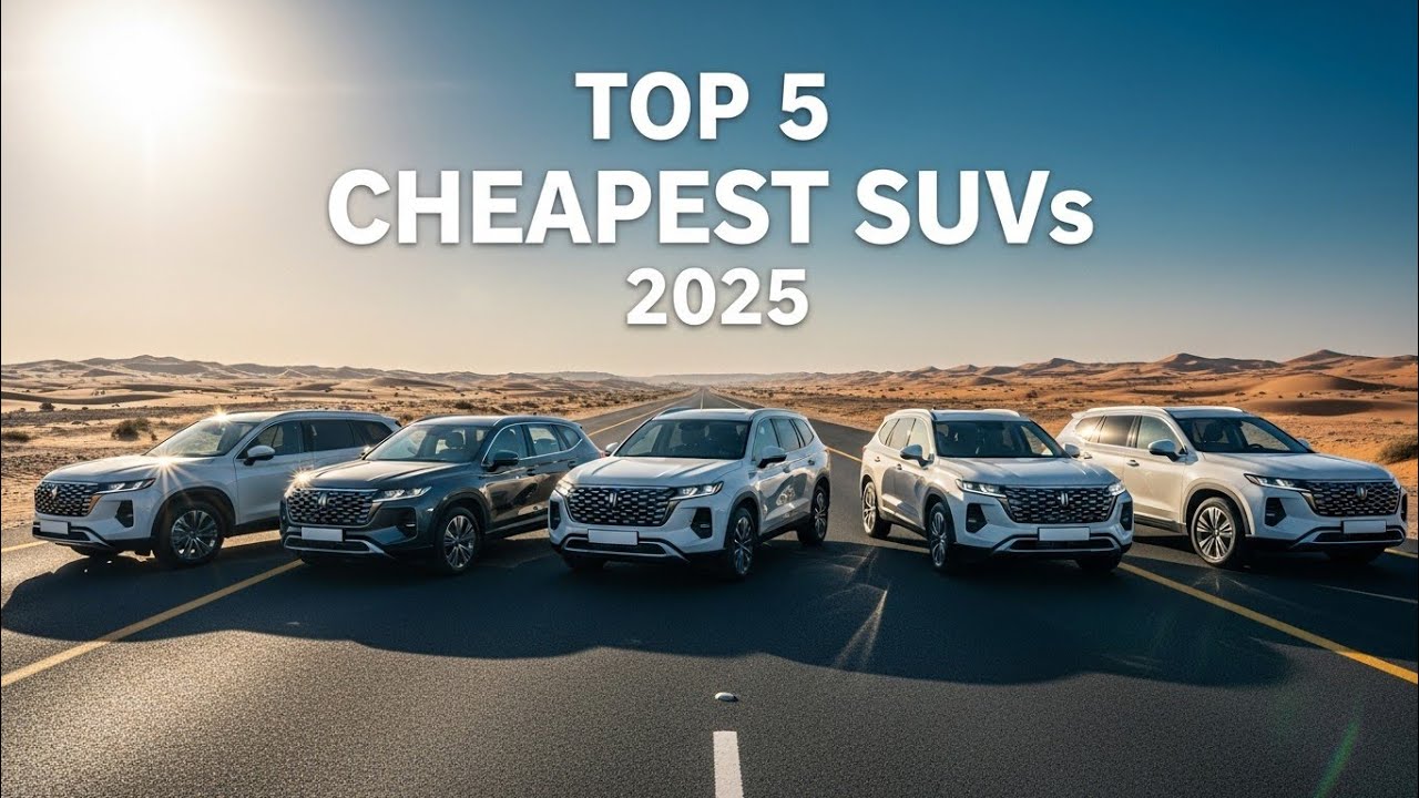 Top 5 Budget SUVs 2025 in Saudi Arabia | Best Value for Money! 🚙💥