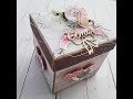 VÍDEO Tutorial Caja Explosiva Romántica /explosive box.  KORA PROJECTS