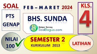 Soal PTS B  Sunda Kelas 4 Semester 2 || Part 2 th. 2024