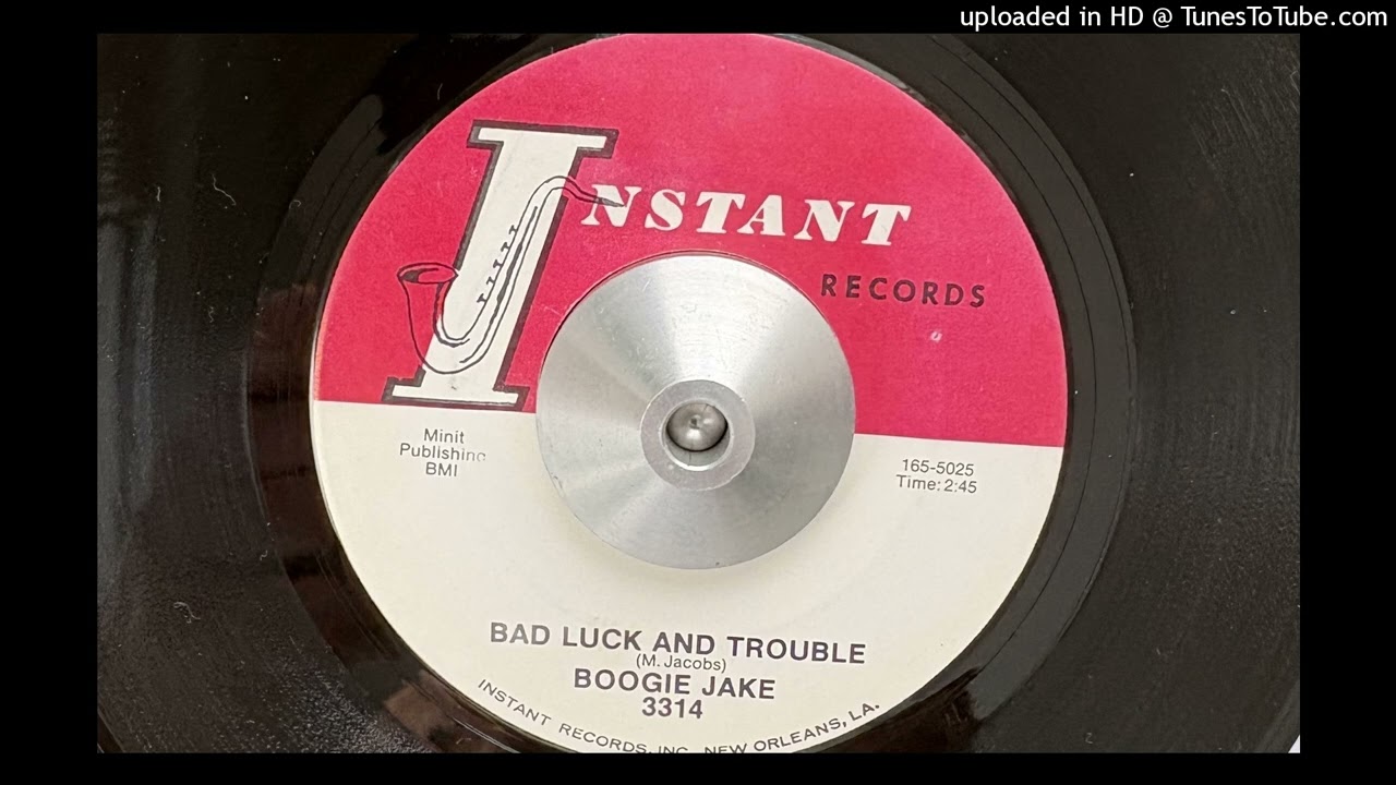 Boogie Jake - Bad Luck and Trouble (Instant) 1959 - YouTube