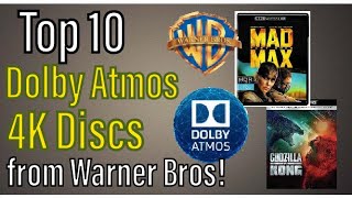 Top 10 Best Dolby Atmos 4K Blu-ray Discs from Warner Bros!