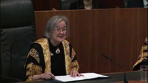 Swearing In of Lady Arden and Lord Kitchin as Just...