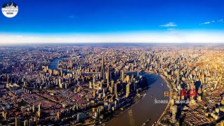 DRONE: Shanghai, bathed in the first rays of sunshine, wishes you all a happy 2022!