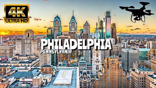 Philadelphia, Pennsylvania In 4K By Drone - Amazing View Of Philadelphia, Pennsylvania